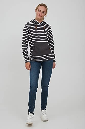 Oxmo Carina Women's Hooded Sweatshirt + Setaccio + Sxodusetti + Warm and Comfortable + XL + Hooded Sweatshirt + Sweatshi